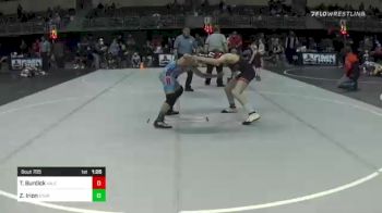 114 lbs Round Of 16 - Trevor Burdick, Valentine WC vs Zhoel Irion, Sturgis