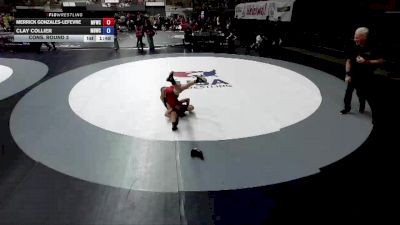 70 lbs Cons. Round 3 - Merrick Gonzales-Lefevre, McKinleyville Freestyle Wrestling Club vs Clay Collier, Mad Dawg Wrestling Club