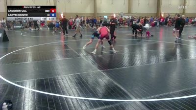 120 lbs Consi Of 8 #2 - Cameron Gill, Brevard FCA vs Aadyn Gruver, Lake Gibson