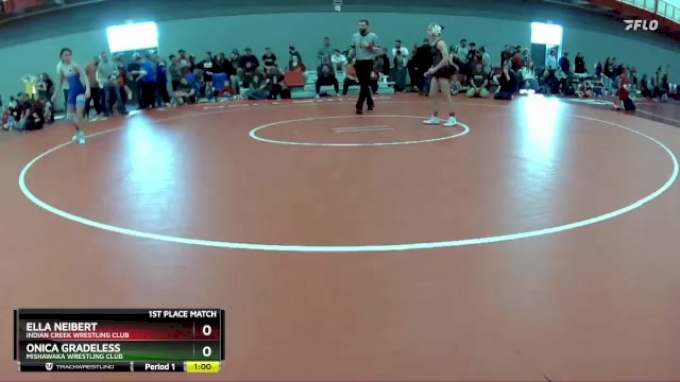 95 lbs 1st Place Match - Ella Neibert, Indian Creek Wrestling Club vs ...