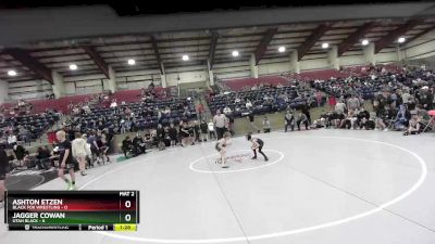 49 lbs Champ Round 1 (16 Team) - Jagger Cowan, Utah Black vs Ashton Etzen, Black Fox Wrestling