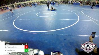 106 lbs Round Of 16 - Zechariah Tecumseh, Mojo Grappling Academy vs Eric Casula, Prodigy Wrestling