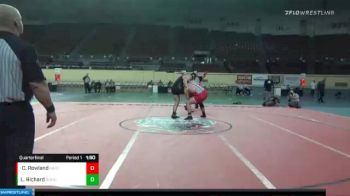 6A-285 lbs Quarterfinal - Christian Rowland, Mustang vs Logan Richard, Norman North