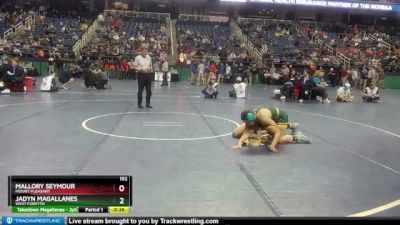 152 lbs Cons. Round 3 - Jadyn Magallanes, West Forsyth vs Mallory Seymour, Mount Pleasant