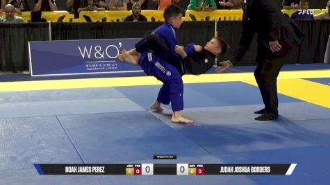 Judah Joshua Borders vs Noah James Perez 2025 Pan Kids Jiu-Jitsu IBJJF Championship