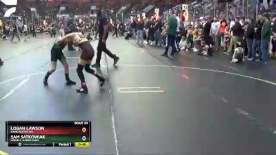 77 lbs Cons. Round 1 - Sam Satkowiak, Howell Hurricanes vs Logan Lawson, Manchester WC