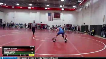 113 lbs Cons. Round 1 - Griffin Knight, Eastern Hancock Royals vs Reese Doran, Evansville North