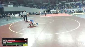 6A-113 lbs Cons. Round 3 - Owen Anderson, Clackamas vs Olin Waxler, Grant