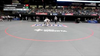 141 lbs Semifinal - 1 Carson Taylor, Grand View vs 5 Cade Manion, Oklahoma City