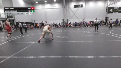 144 lbs Quarterfinals (8 Team) - Basit Amid, Scanlan vs Murk Romano, Team Shutt