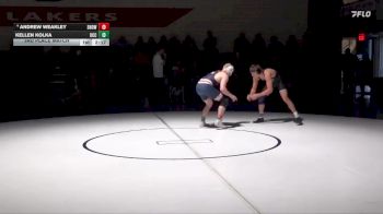 157 lbs 3rd Place Match - Kellen Kolka, Umpqua Community College vs Andrew Weakley, Snow