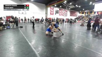 126 lbs Champ. Round 2 - Gavin Britt, Santa Monica vs Draezyn Tanaka, MoanaLua