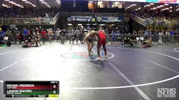 3A 220 lbs Quarterfinal - Landon Walters, George Jenkins vs Michael Frederick, Lake Mary