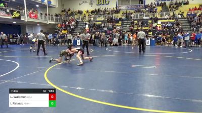 114 lbs Round Of 16 - Lauger Waldman, Williamsport vs Ivan Ratesic, Penn Trafford