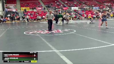 133 lbs Quarterfinal - Nat`aani Prado, Baker vs Javin Douglas, Ozarks