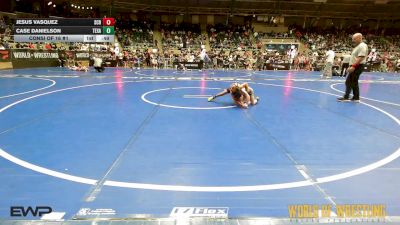 58 lbs Consi Of 16 #1 - Jesus Vasquez, Steel City Reloaded vs Case Danielson, Texas Elite Wrestling Club