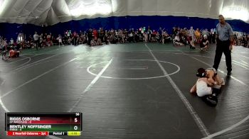 56 lbs Round 3 (6 Team) - Riggs Osborne, CP Wrestling vs Bentley Noffsinger, FORGE