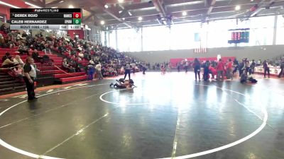 126 lbs Quarterfinal - Derek Rojo, El Paso Hanks vs Caleb Hernandez, El Paso Irvin