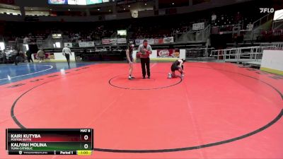 114 lbs Cons. Round 5 - Kaliyah Molina, Yuma Catholic vs Kairi Kutyba, Poston Butte