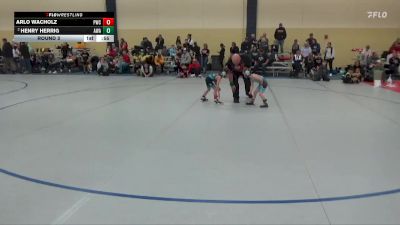 40 lbs Round 3 - Arlo Wacholz, Pinnacle Wrestling Club vs Henry Herrig, Aggressive Wrestling Academy