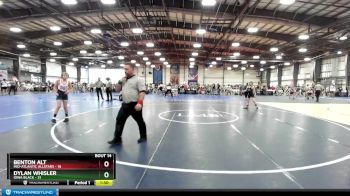 92 lbs Rd# 7- 10:45am Saturday Final Pool - Dylan Whisler, Iowa Black vs Benton Alt, Mid-Atlantic AllStars