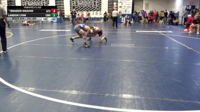 133 lbs Consy 4 - Braiden Weaver, Altoona vs Landon Lynn, Connellsville