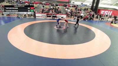 110 lbs Cons. Round 3 - Taylor Bloom, Lock Haven University vs Alexis Deagle, Marymount