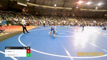 84 lbs Round Of 64 - Oliver Baker, Oklahoma Wrestling Academy vs Karson Reinhardt, Sebolt Wrestling Academy