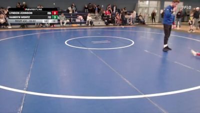 59-62 lbs 1st Place Match - Kamdyn Wentz, FoxFit vs Lyndon Johnson, HWA
