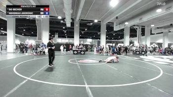 38 lbs Cons. Round 2 - Bo Becker, Pinnacle Wrestling Club vs Nehemiah Andronic, Rochelle Wrestling Club