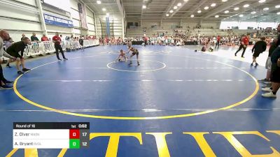 75 lbs Round Of 16 - Zavier Olver, Mat Assassins White vs Aidyn Bryant, Revival Pink
