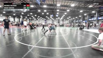 182 lbs Rr Rnd 2 - Micheal Baldwin, Team Shutt vs Brady Brown, All-American Wrestling Club HS
