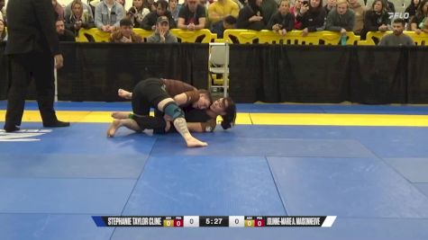 Jolinne-Marie A. Maisonneuve vs Stephanie Taylor Cline 2024 World IBJJF Jiu-Jitsu No-Gi Championship