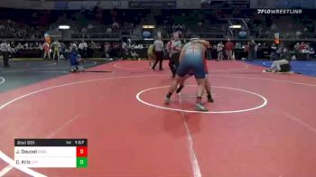 218 lbs Prelims - Jacob Doucet, Rebel Wrestling Club vs Chad Kriz, Little Axe Takedown Club