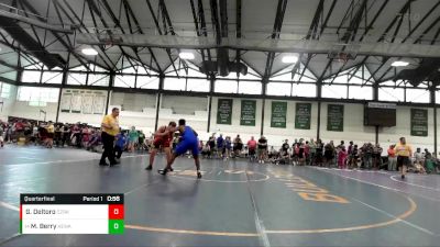 185-202 lbs Quarterfinal - M`Iyk Berry, Cahokia vs Gabe Deltoro, TJ Trained Wrestling