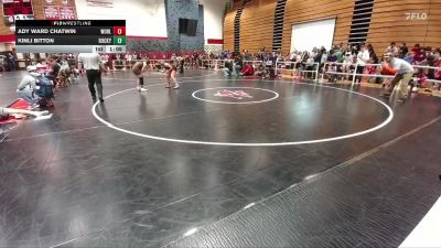117-128 lbs Champ. Round 1 - Ady Ward Chatwin, Worland Middle School vs Kinli Bitton, Rocky Mountain Middle School