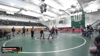 190 lbs Champ. Round 2 - Samantha Freire, Canyon Spings vs Joselyn Gutierrez-Uribe, La Quinta