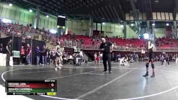 85 lbs Cons. Round 3 - Draven Campbell, Gretna Youth Wrestling vs Michael Lehl, Pioneer Wrestling Club