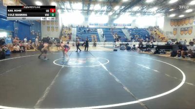 157 lbs Semis & Wb (16 Team) - Kail Rohr, Greasers vs Cole Manning, Wakulla WC