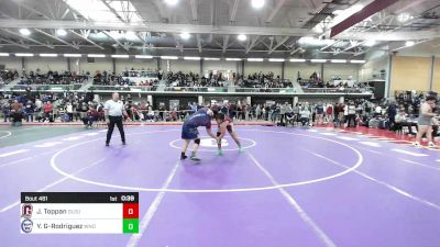 220 lbs Consi Of 8 #2 - Jayden Toppan, Gloucester vs Yael Garcia-Rodriguez, Windham CT