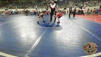 90 lbs Consolation - Duane Finn, ICEFIGHTER U vs Elias Edwards, Jacket Wrestling Club