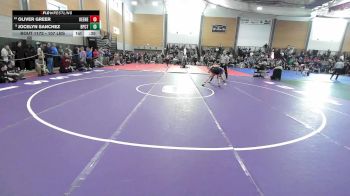 107 lbs Consi Of 8 #2 - Oliver Greer, Keene vs Jocelyn Sanchez, Bridgeport Co-op