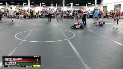 96 lbs Round 2 (8 Team) - Ashton Glasgow, Terps Xpress vs DJ Torsone, Finger Lakes Elite