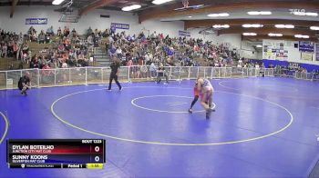 149 lbs Quarterfinal - Dylan Boteilho, Junction City Mat Club vs Sunny Koons, Silverton Mat Club