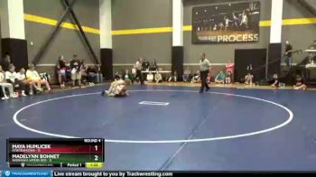 100 lbs Round 4 (6 Team) - Maya Humlicek, FEWTeamIowa vs Madelynn Bohnet, Nebraska Vipers Red