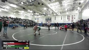 100 lbs Quarterfinal - Riley Pestanas, Long Beach Poly vs Riley N. Rivera, Elsinore