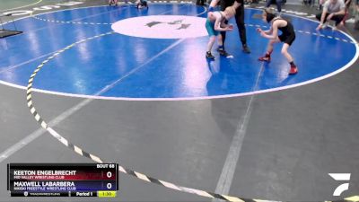 53 lbs Round 2 - Keeton Engelbrecht, Mid Valley Wrestling Club vs Maxwell Labarbera, Nikiski Freestyle Wrestling Club