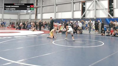 96 lbs Cons. Quarters - Ace Carpio, Federal Way Spartans Wrestling vs Kaine Showers, Falls Academy