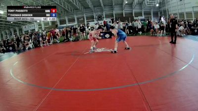 165 lbs Champ. Round 3 - Tony Passetti, Hawaii vs Thomas DeBoer, California