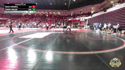 132 lbs Quarterfinals (8 Team) - Issac Sherrill, SPERRY vs Tommy Miller, MARLOW